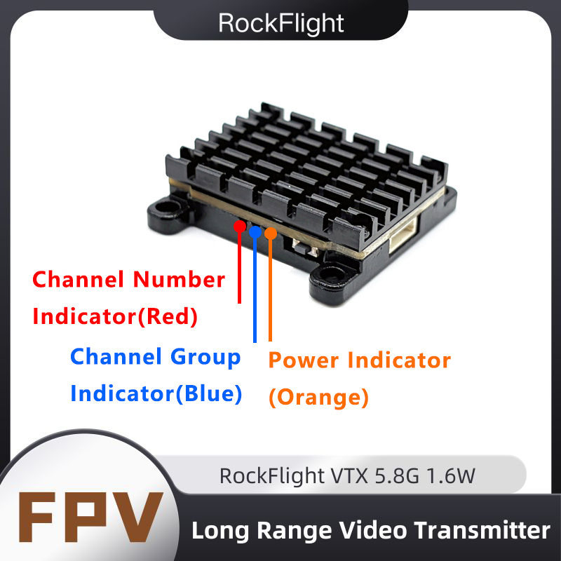 RockFlight TX663 VTX 5.8G 48CH - đánh giá và giá Drone Rc1