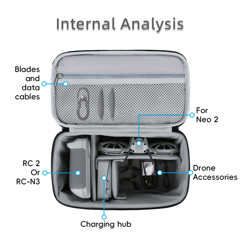 Carry Case for DJI Neo 2/Lito  - đánh giá và giá Drone X1 Rc