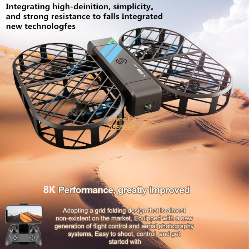 8K HD Camera 360° Protection O - đánh giá và giá Drone Rc Ufo