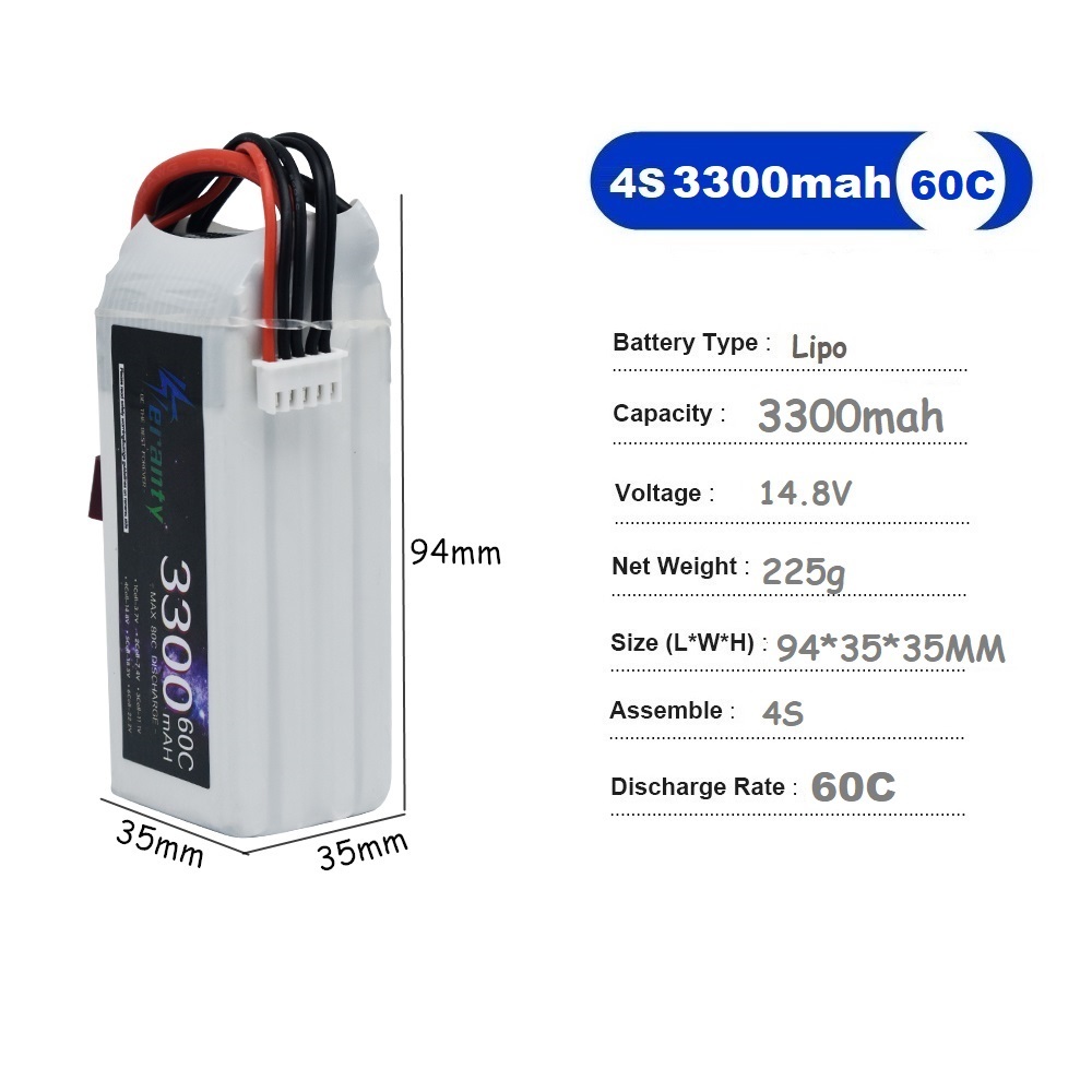 LiPo Rechargeable Battery 4S 3 - đánh giá và giá Drone Carrera Rc