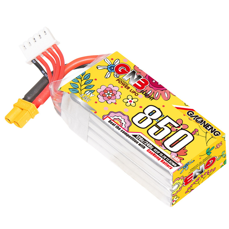 Upgraded GNB 4S 15.2V 850mAh L - đánh giá và giá Drone Carrera Rc