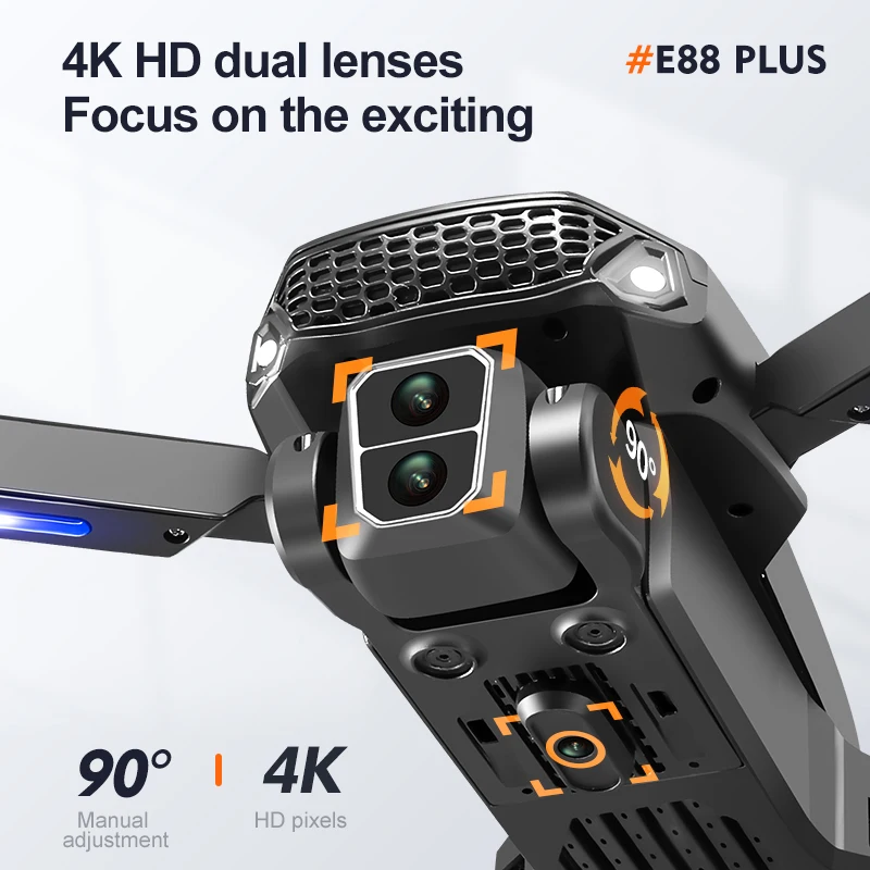 New E88 Plus Quadcopter Drone: - đánh giá và giá Rc Drone E88