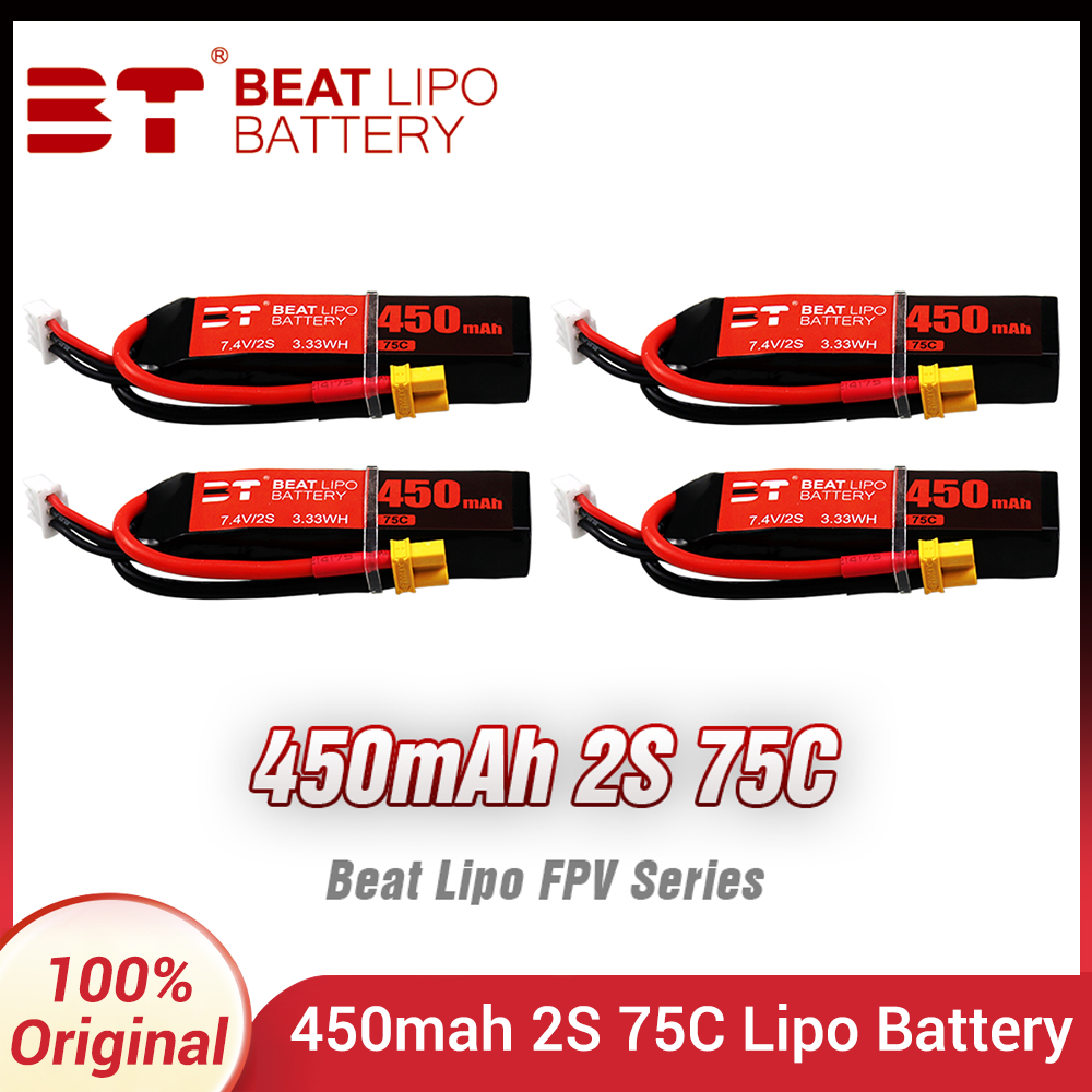 BEAT 2S 7.4V 450mAh 75C LiPo B - đánh giá và giá Drone Carrera Rc