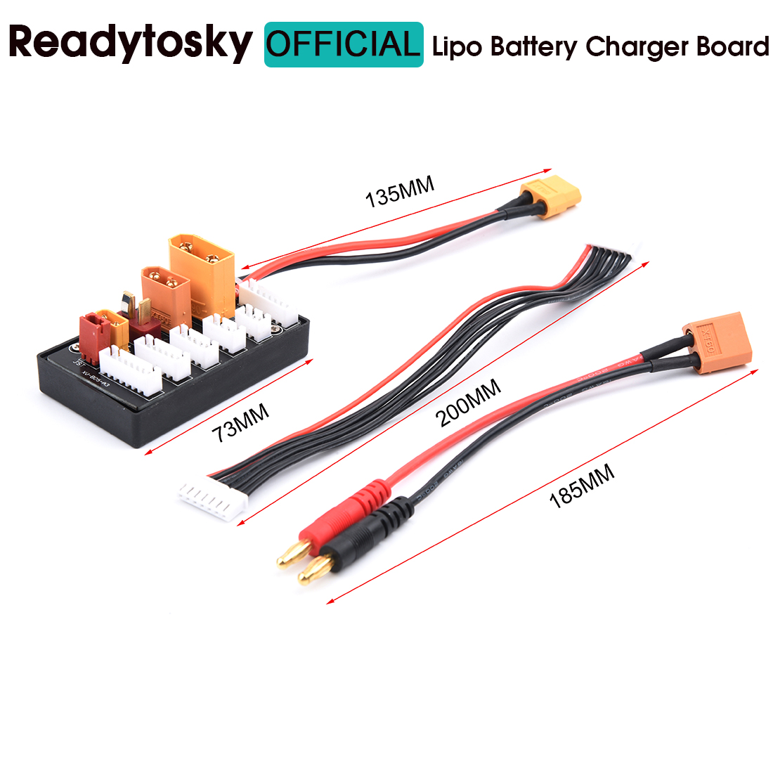 2-6S XT30 XT60 XT90 JST T Conn - đánh giá và giá Lipo Parallel Charging Board