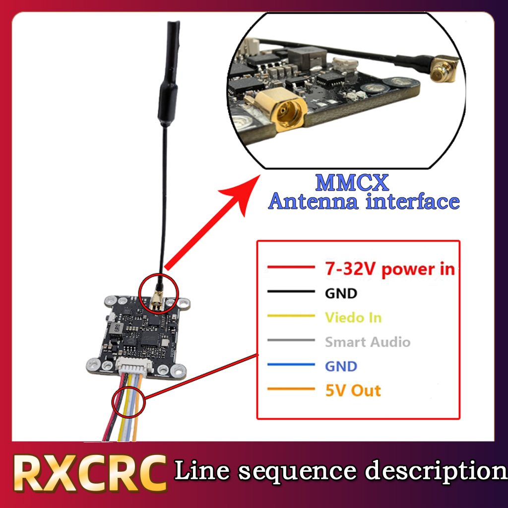 RXCRC 5.8G Module 48CH 1.6W VT - đánh giá và giá Drone Rc1