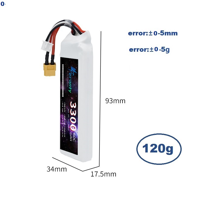 2S 7.4V LiPo Battery 3300mAh 6 - đánh giá và giá Drone Lipo Battery