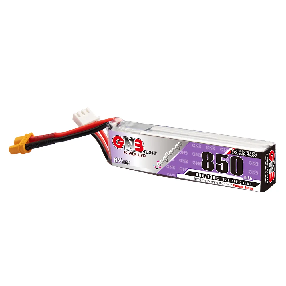GAONENG GNB LiPo Battery 850mA - đánh giá và giá Drone Carrera Rc