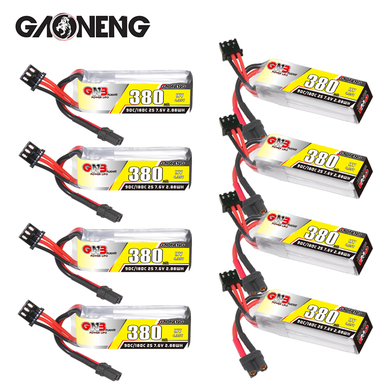 GNB 2S 7.6V 380mAh 90C/180C Li - đánh giá và giá Drone Carrera Rc