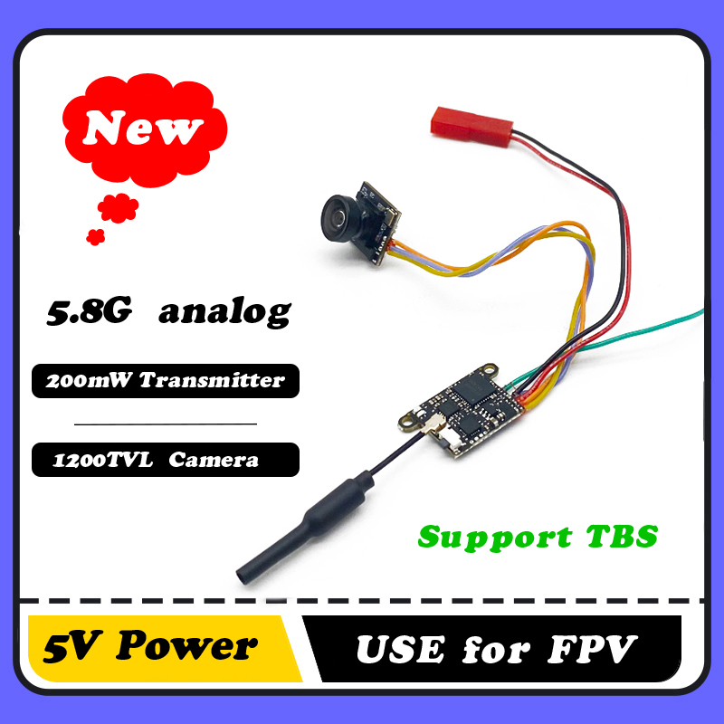 SLONWAKE 5.8G 1200TVL FPV Came - đánh giá và giá Drone Rc1