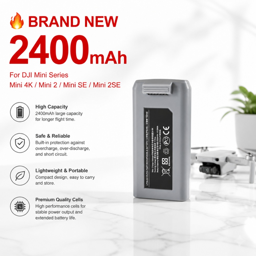 2400mAh Battery for DJI Mini 4 - đánh giá và giá Drone Smart Rc