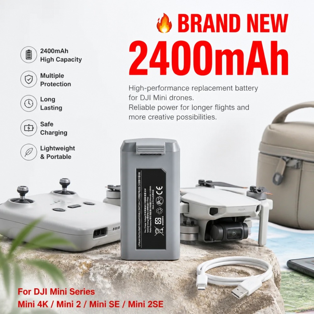 2400mAh Battery for DJI Mini 4 - đánh giá và giá Drone Smart Rc