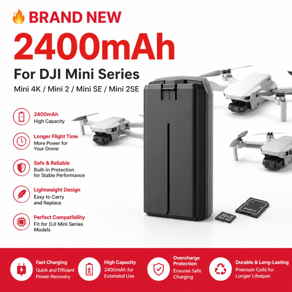 2400mAh Battery for DJI Mini 4 - đánh giá và giá Drone Smart Rc