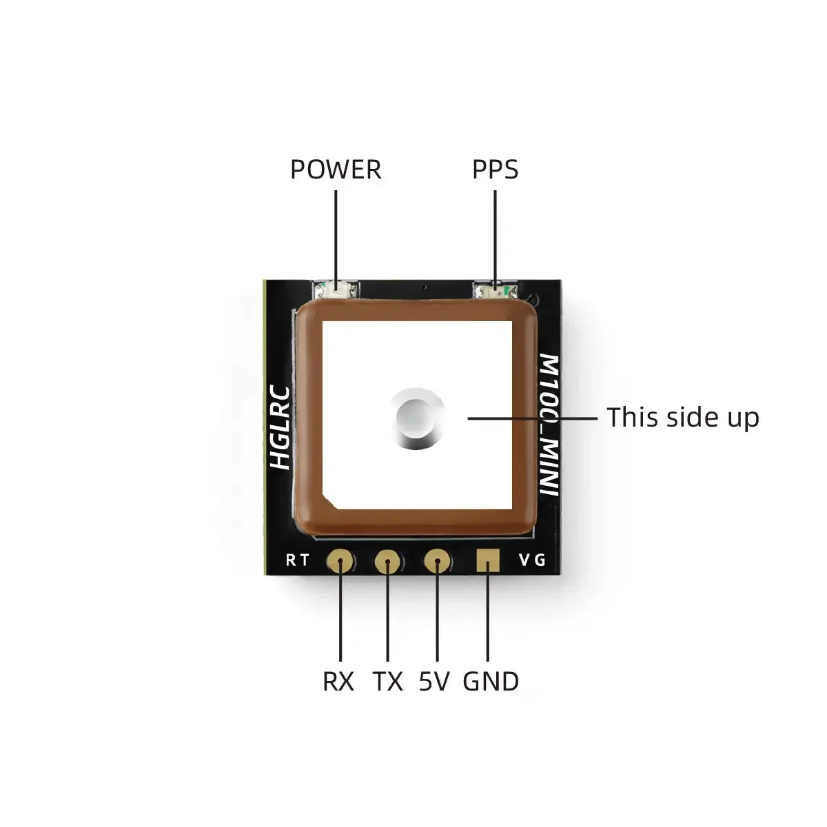 HGLRC M100 MINI GPS Module M10 - đánh giá và giá Drone Carrera Rc
