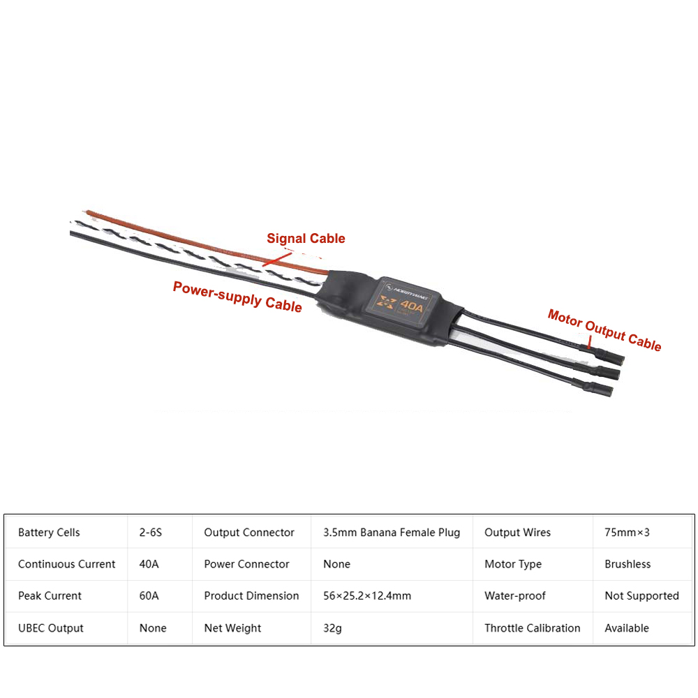 Hobbywing XRotor 40A Brushless - đánh giá và giá Esc 4In1 Brushless