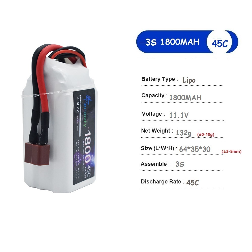 11.1V LiPo Battery 3S 1500mah  - đánh giá và giá Drone Carrera Rc