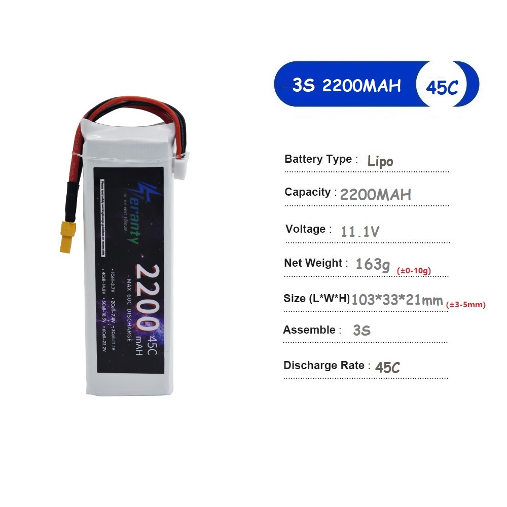 11.1V LiPo Battery 3S 1500mah  - đánh giá và giá Drone Carrera Rc