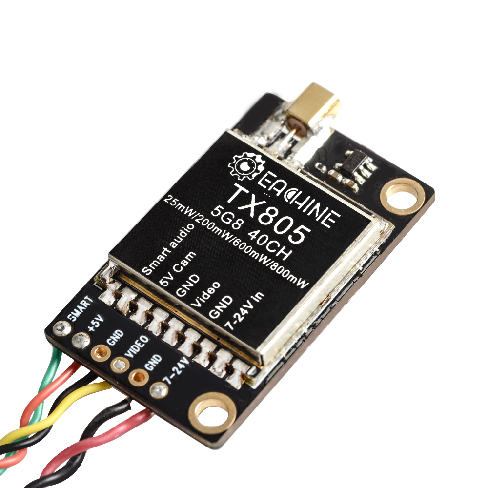 Eachine TX805 VTX 5.8G 40CH 25 - đánh giá và giá Drone Smart Rc