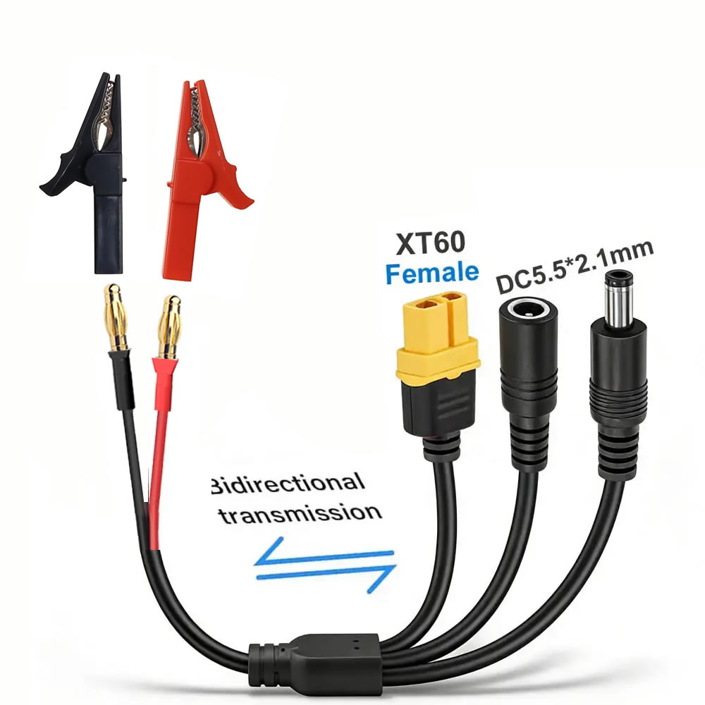 5-in-1 XT60 to 4mm Banana Plug - đánh giá và giá Drone Smart Rc