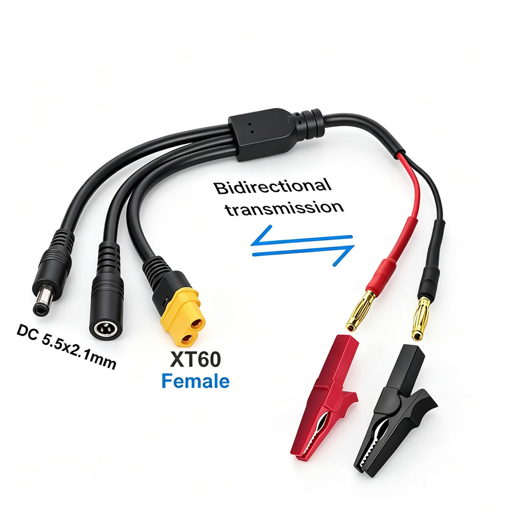 5-in-1 XT60 to 4mm Banana Plug - đánh giá và giá Drone Smart Rc