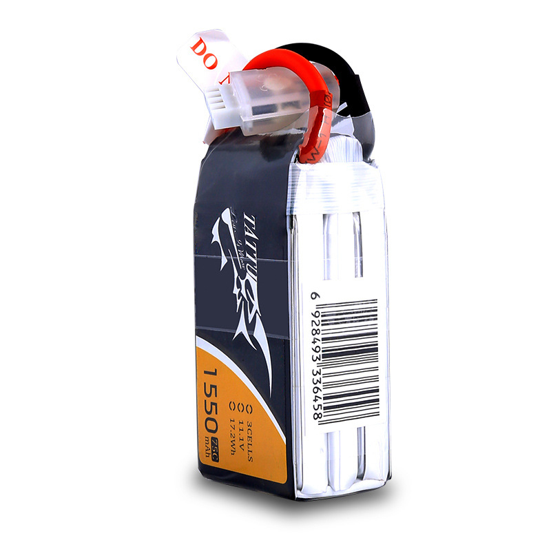 TATTU 3S 11.1V 1550mAh 75C LiP - đánh giá và giá Drone Carrera Rc